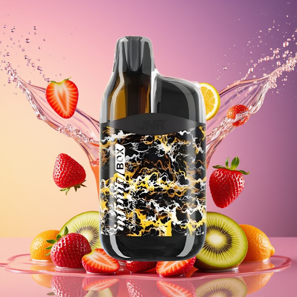 JNR Infinity Box 10700 Puf 2200mAh 15ml 2% Jordbær Kiwi Engros Danmark