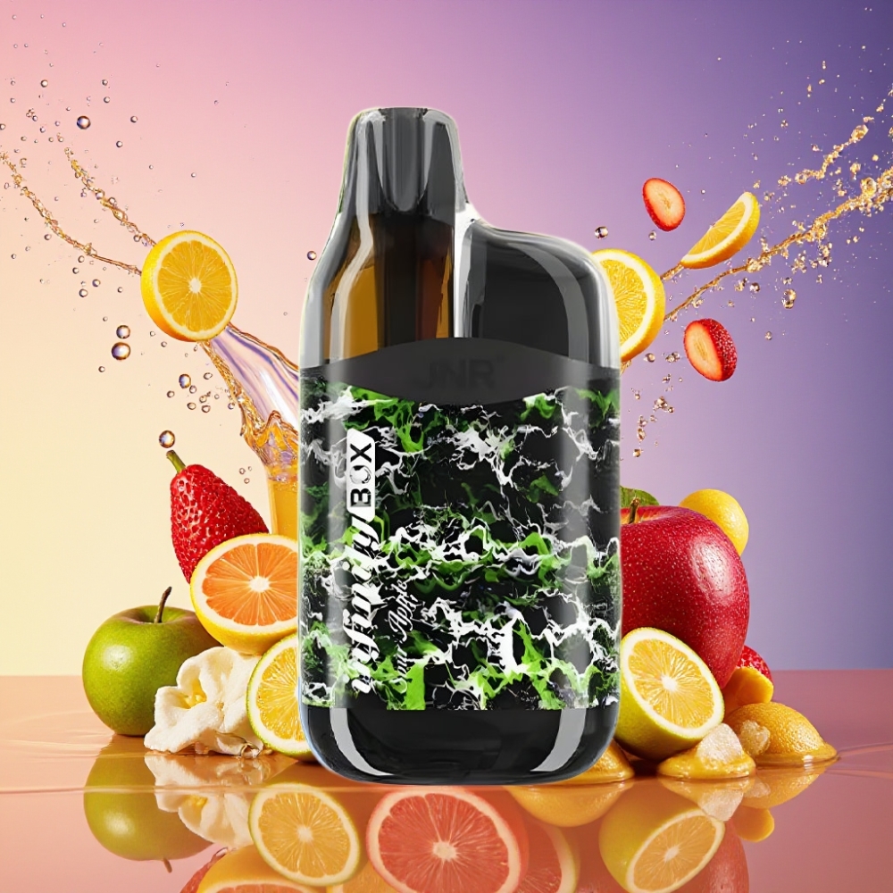 JNR Infinity Box 10700 Puf Sur Æble 2200mAh 15ml 2% Engros Danmark