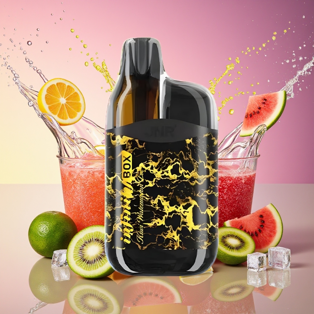 JNR Infinity Box 10700 Pust Ladetobaksfri E-Damp Kiwi Vandmelon Is 2200mAh 15ml 2% Engros Danmark