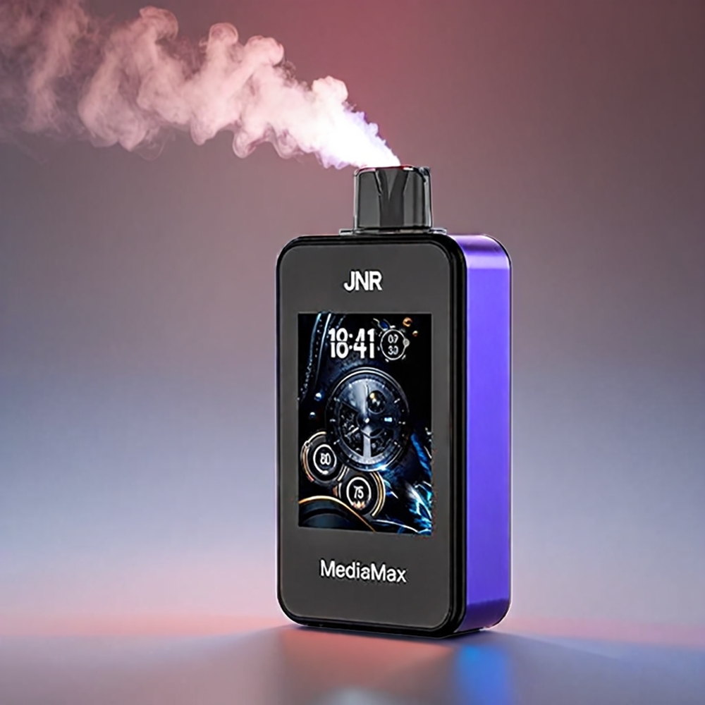 JNR Mediamax 40000 Puffs Blåbær Vandmelon 21mL 5% 1000mAh Type-C Engros Danmark