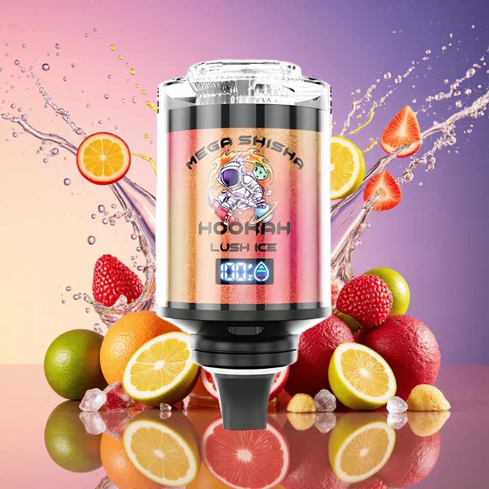 JNR Mega Shisha Hookah 100K 2200mAh Type-C Grøn Is Engros Danmark