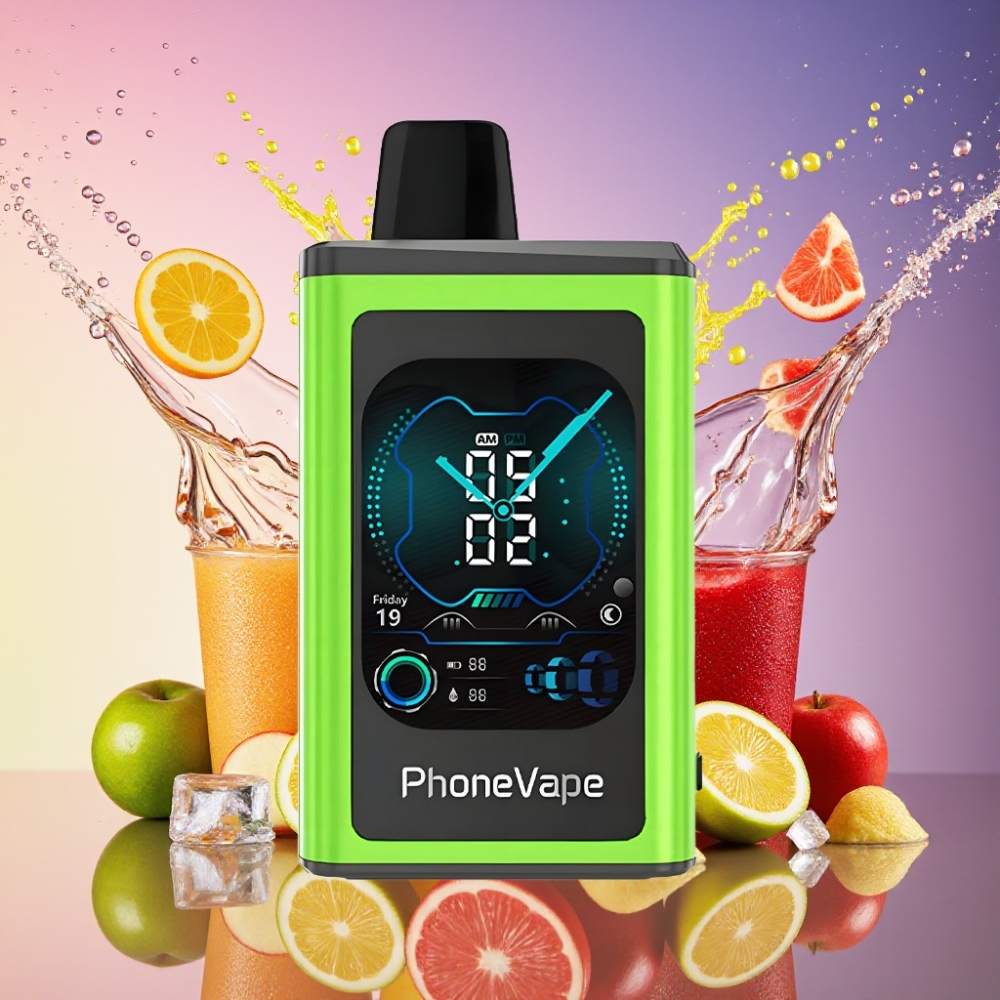 JNR PhoneVape 30000 puff Genanvendelig Vape Sur Æble Is 850mAh Engros Danmark