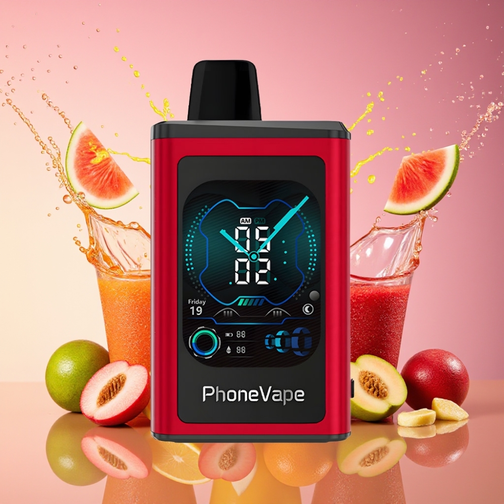 JNR PhoneVape 30000 puffs Fersken Mango Vandmelon 850mAh Type-C Engros Danmark