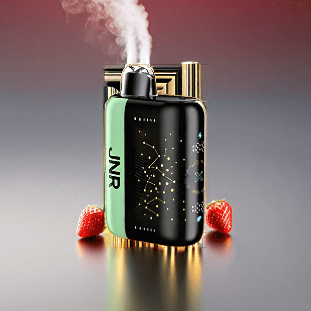 JNR Plus-X 26000 Puffs 850mAh 28ml 2% Dual Mesh Coil Type-C 3D Skærm Jordbær Kiwi Engros Danmark