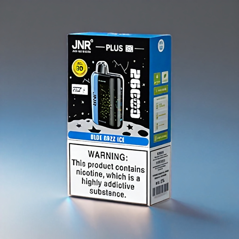 JNR Plus-X 26000 Puffs 850mAh 28ml 2% Dual Mesh Type-C 3D Skærm Blå Hindbær Engros Danmark