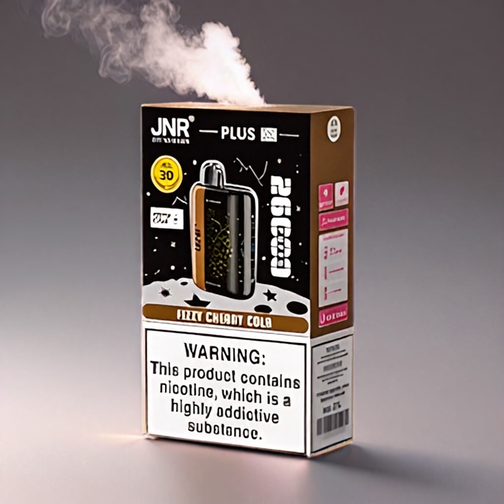 JNR Plus-X 26000 Puffs Frisk Kirsebær Cola - 850mAh 28ml 2% Dual Mesh Coil Type-C 3D Skærm Engros Danmark