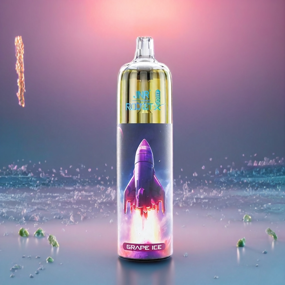JNR Rocket X 12400 Puste Grape Is Airflow Control Type-C RGB 1.2 Ohm Mesh 850mAh 22ml Engros Danmark