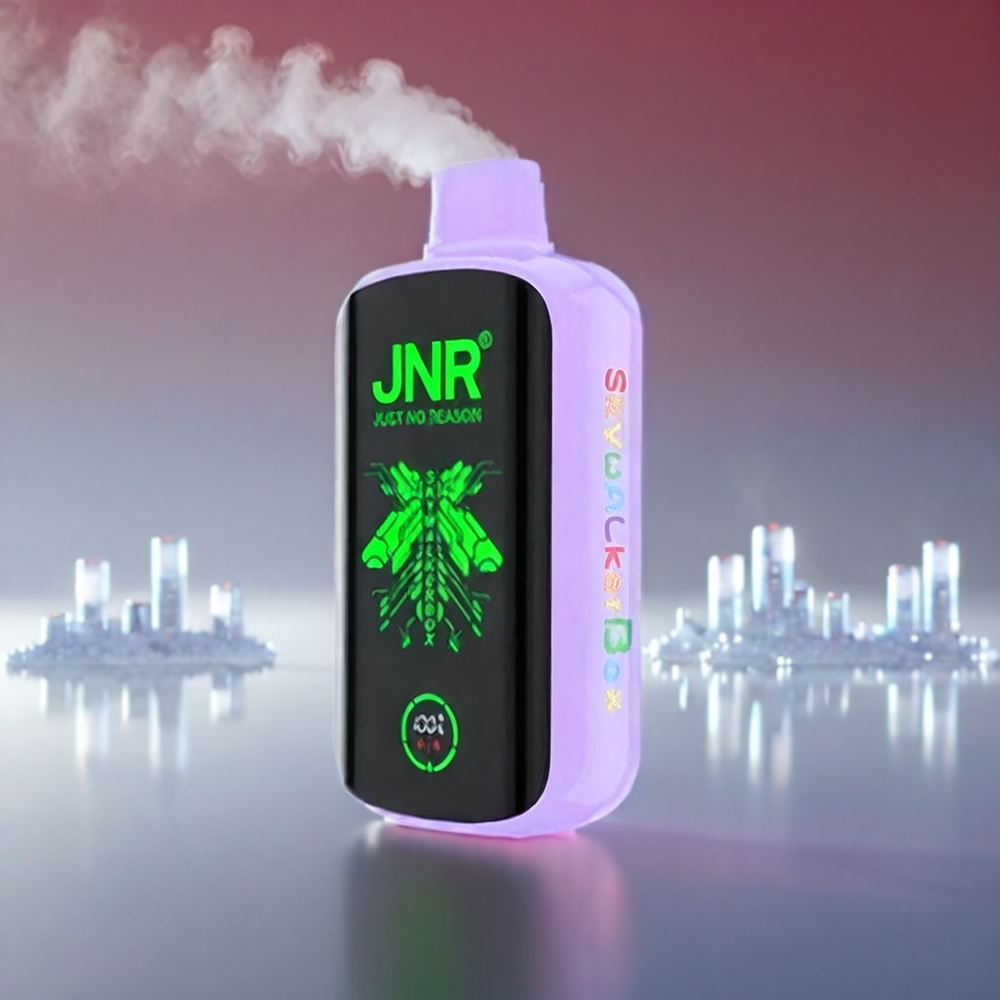 JNR Skywalker Box 21000 Puffs Vingefrost 21000 Puffs 850 mAh 25ml Dual Mesh Coil Type-C Quick Charge Full-Screen Display Engros Danmark