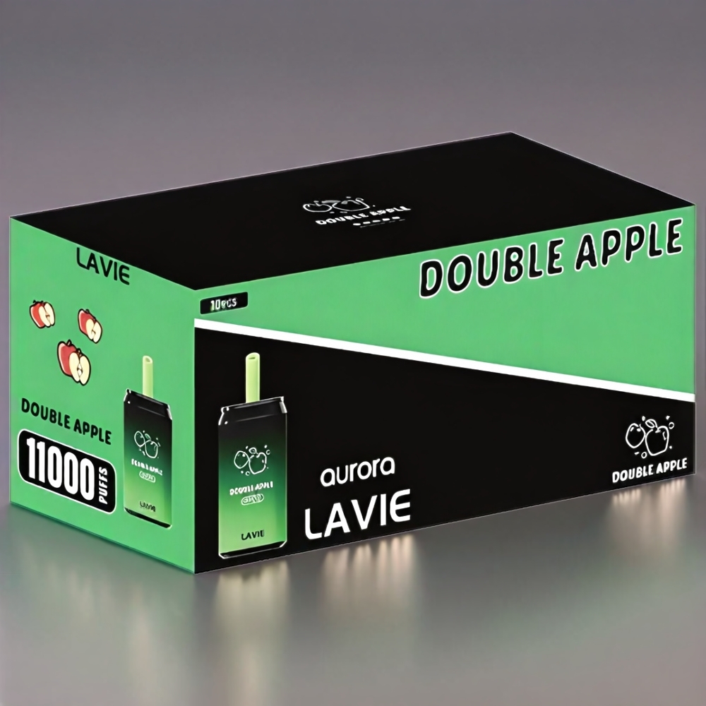 LAVIE Aurora 11000 Puffs Dobbelt Æble 650mAh Type C 22ML 0% Engros Danmark