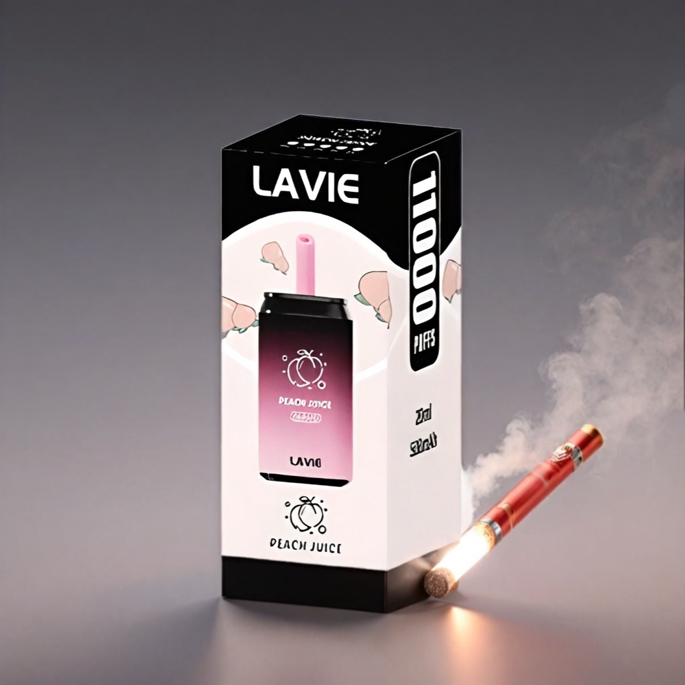 LAVIE Aurora 11000 Puffs Fersken Juice 0%/2%/5% 22ML 650mAh Type C Engros Danmark