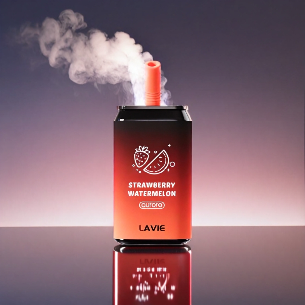 LAVIE Aurora Jordbær Vandmelon 11000 Puffs 22ML 650mAh Type C Engros Danmark