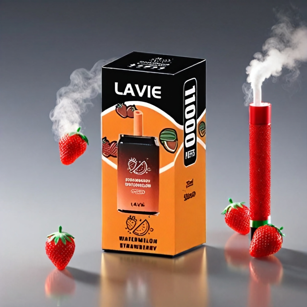 LAVIE Aurora Jordbær Vandmelon 11000 Puffs 22ML 650mAh Type C Engros Danmark
