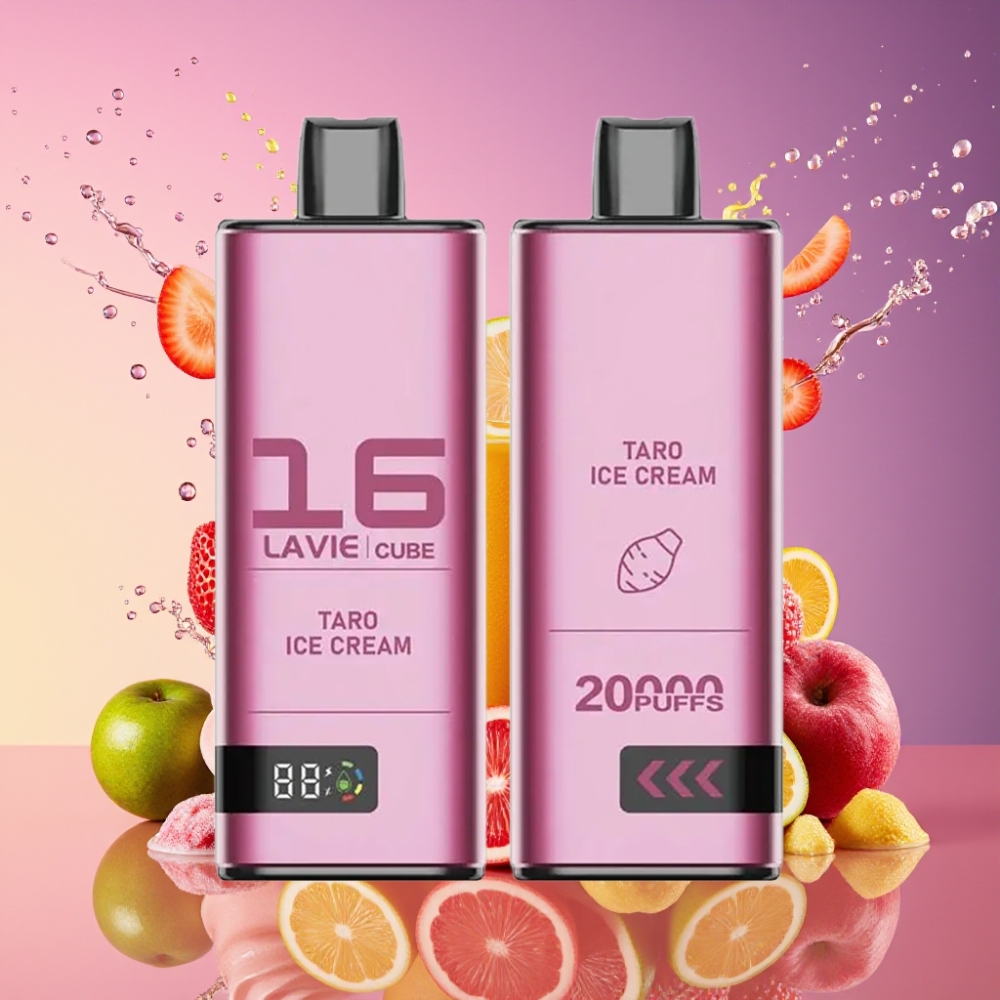 Lavie Cube 20000 Puffs Engros Disposable Vape Taro Is Engros Danmark