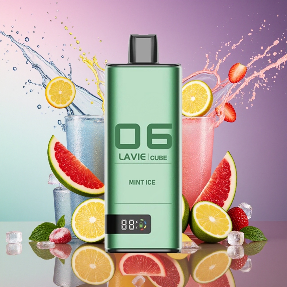 Lavie Cube 20000 Pust Salt Nicotine 2% 5% Mint Is Engros Danmark