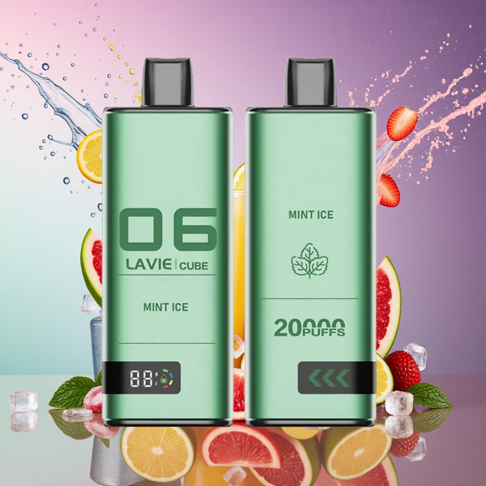 Lavie Cube 20000 Pust Salt Nicotine 2% 5% Mint Is Engros Danmark
