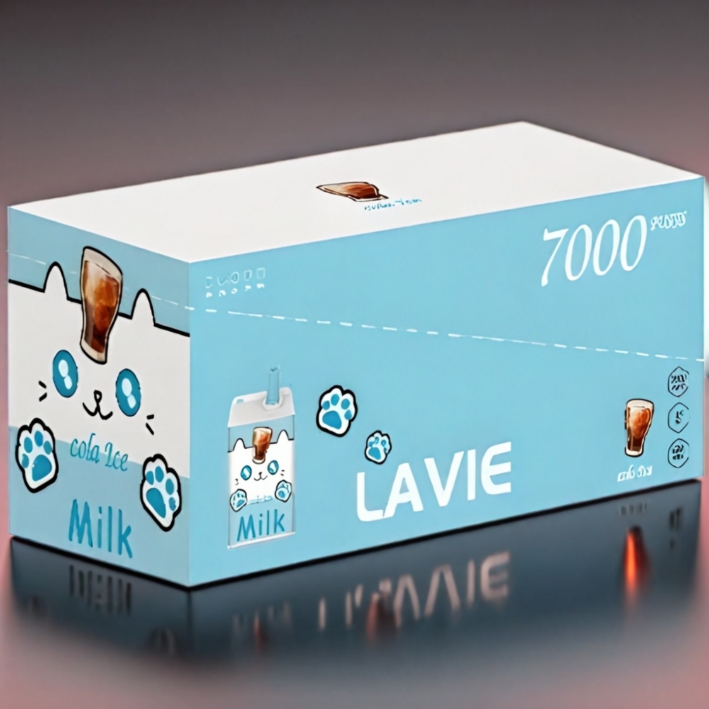 LAVIE Milk 7000 Puffs Cola 16ML 600mAh Type C 0-5% 0.058kg 37x34x65mm Engros Danmark