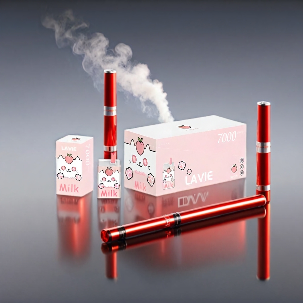 LAVIE Milk 7000 Puffs Ferskenjuice 16ML 600mAh Type C 0-5% - Engros Danmark