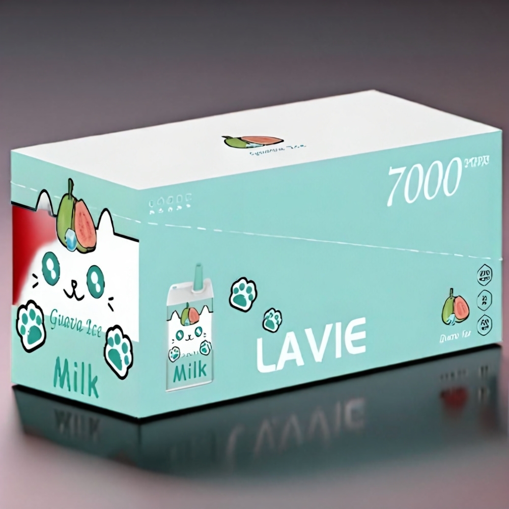 LAVIE Milk 7000 Puffs Guava (16ML 600mAh Type C) Engros Danmark