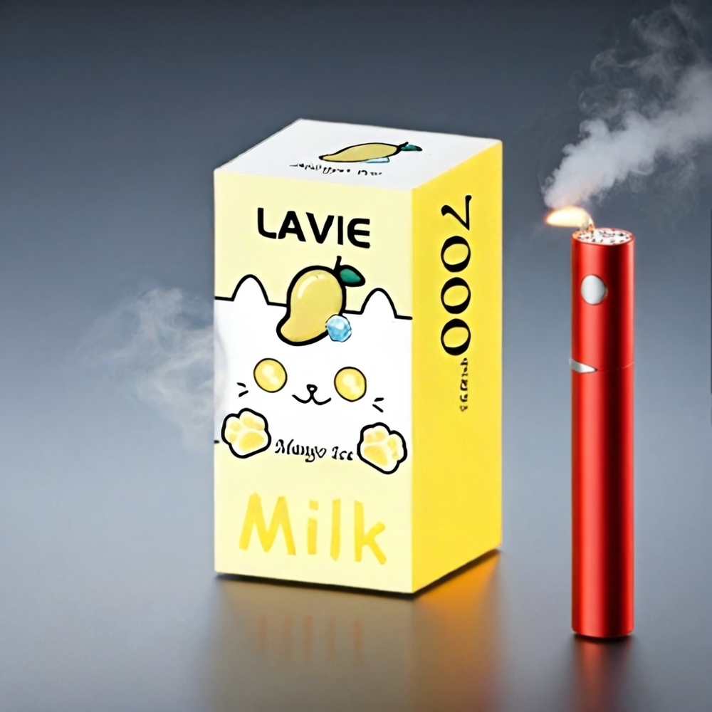 LAVIE Milk 7000 Puffs Mango (0kg 37x34x65 7000p 16ml 600mAh Type C) Engros Danmark