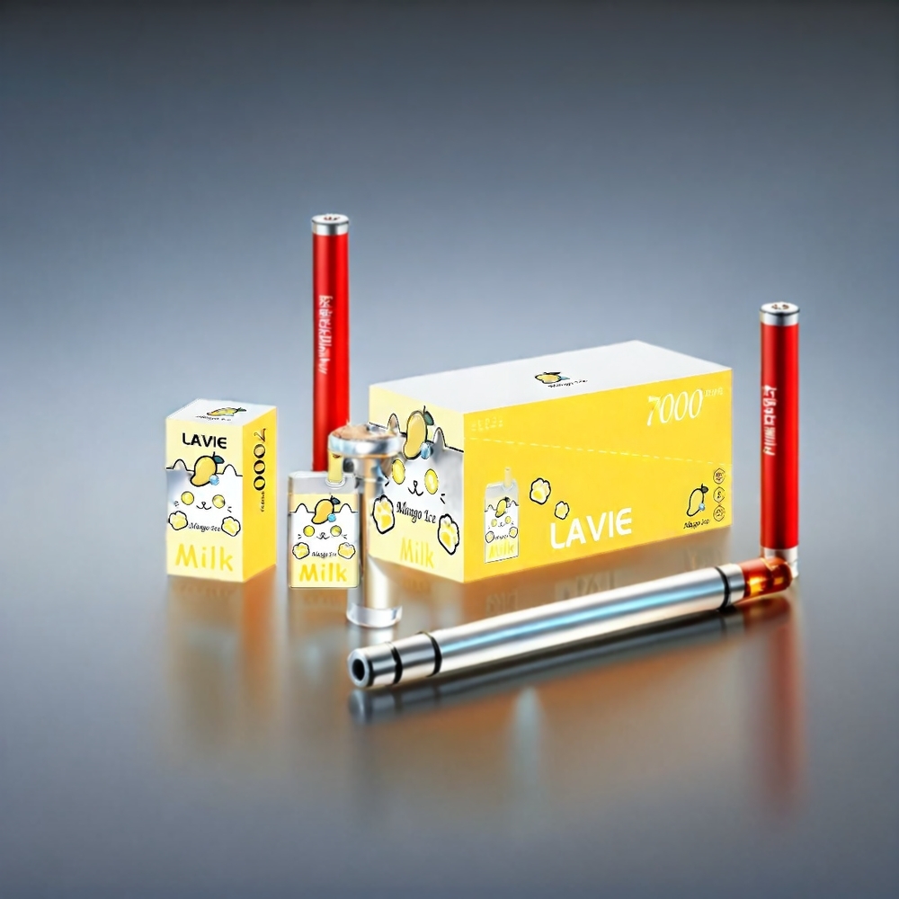 LAVIE Milk 7000 Puffs Mango (0kg 37x34x65 7000p 16ml 600mAh Type C) Engros Danmark
