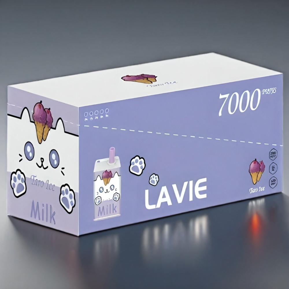 LAVIE Milk 7000 Puffs Taro 16ML 5% 600mAh Type C Engros Danmark