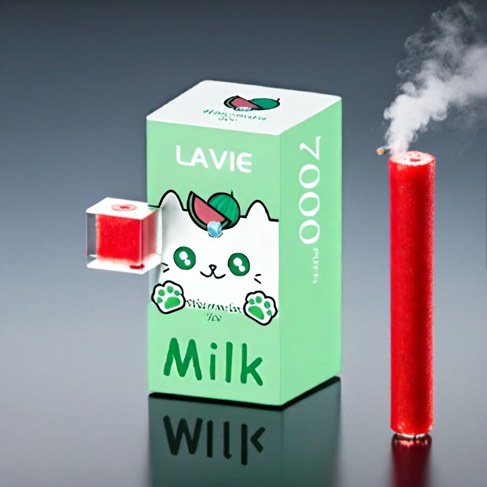 LAVIE Milk 7000 Puffs Vandmelon 16ML/600mAh Type C 0-5% Engros Danmark