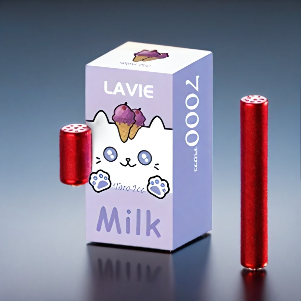 LAVIE Milk 7000 Puffs Vindrue 16ML 600mAh Type C 0-5% Nicotin Engros Danmark
