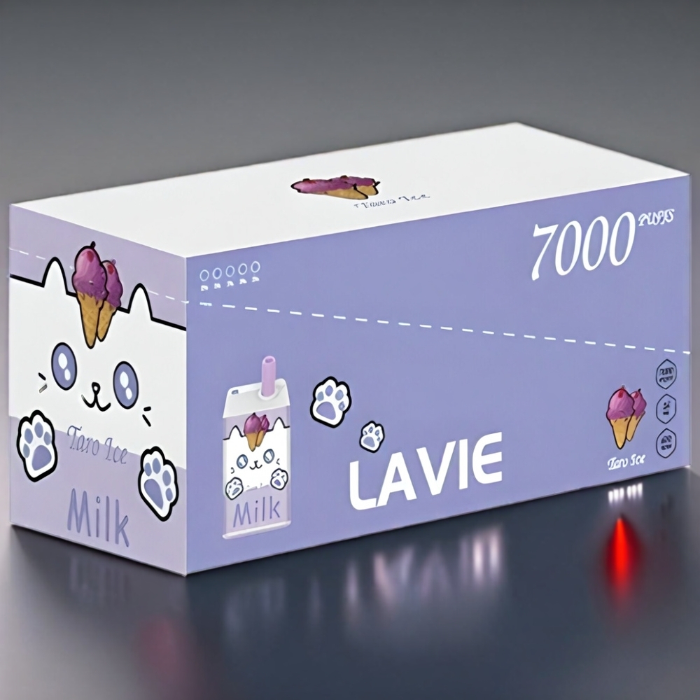LAVIE Milk 7000 Puffs Vindrue 16ML 600mAh Type C 0-5% Nicotin Engros Danmark