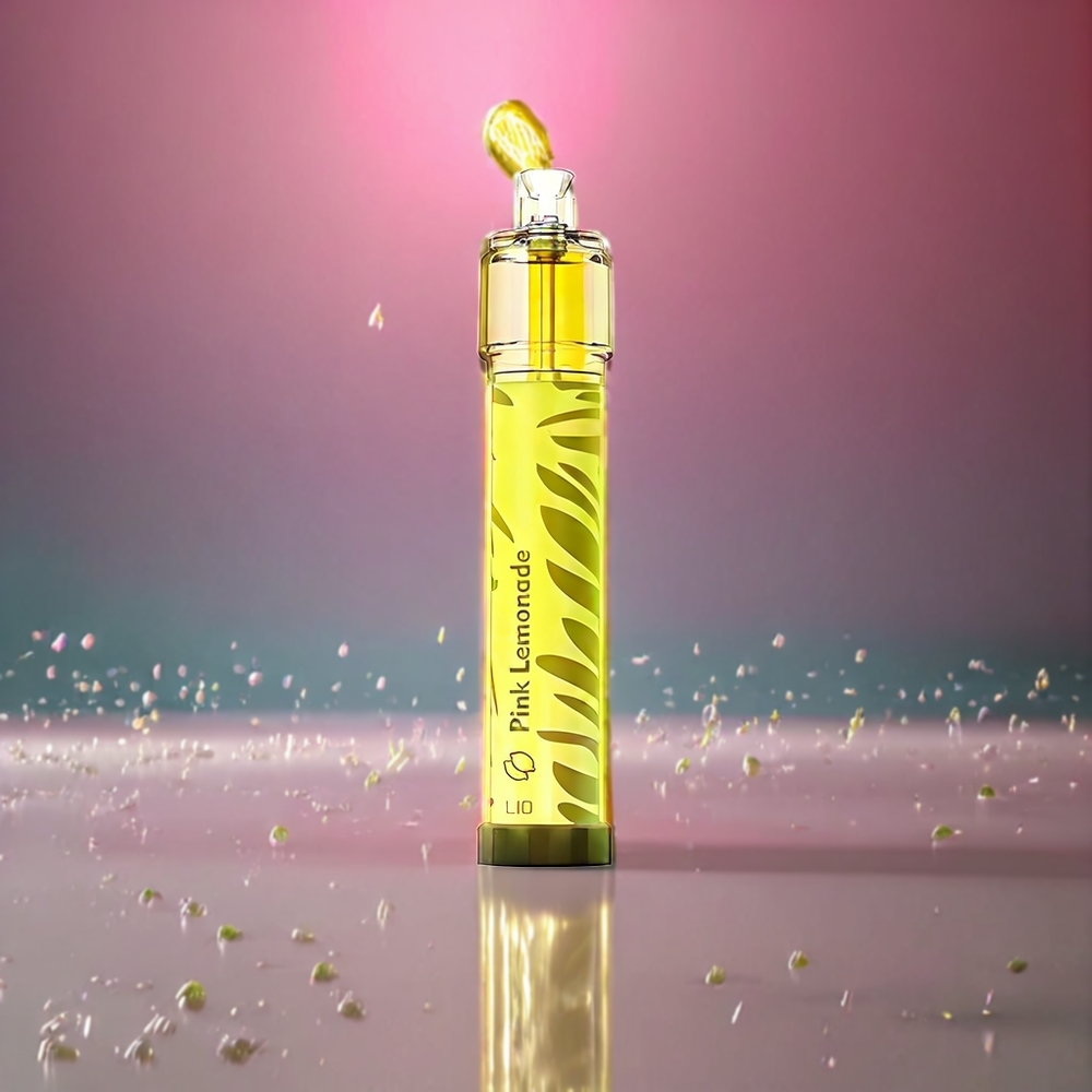 LIO Bee Lit 2500 Puste Engangs Vape Lyserød Lemonade 1300mAh 6.0ml 5% Engros Danmark