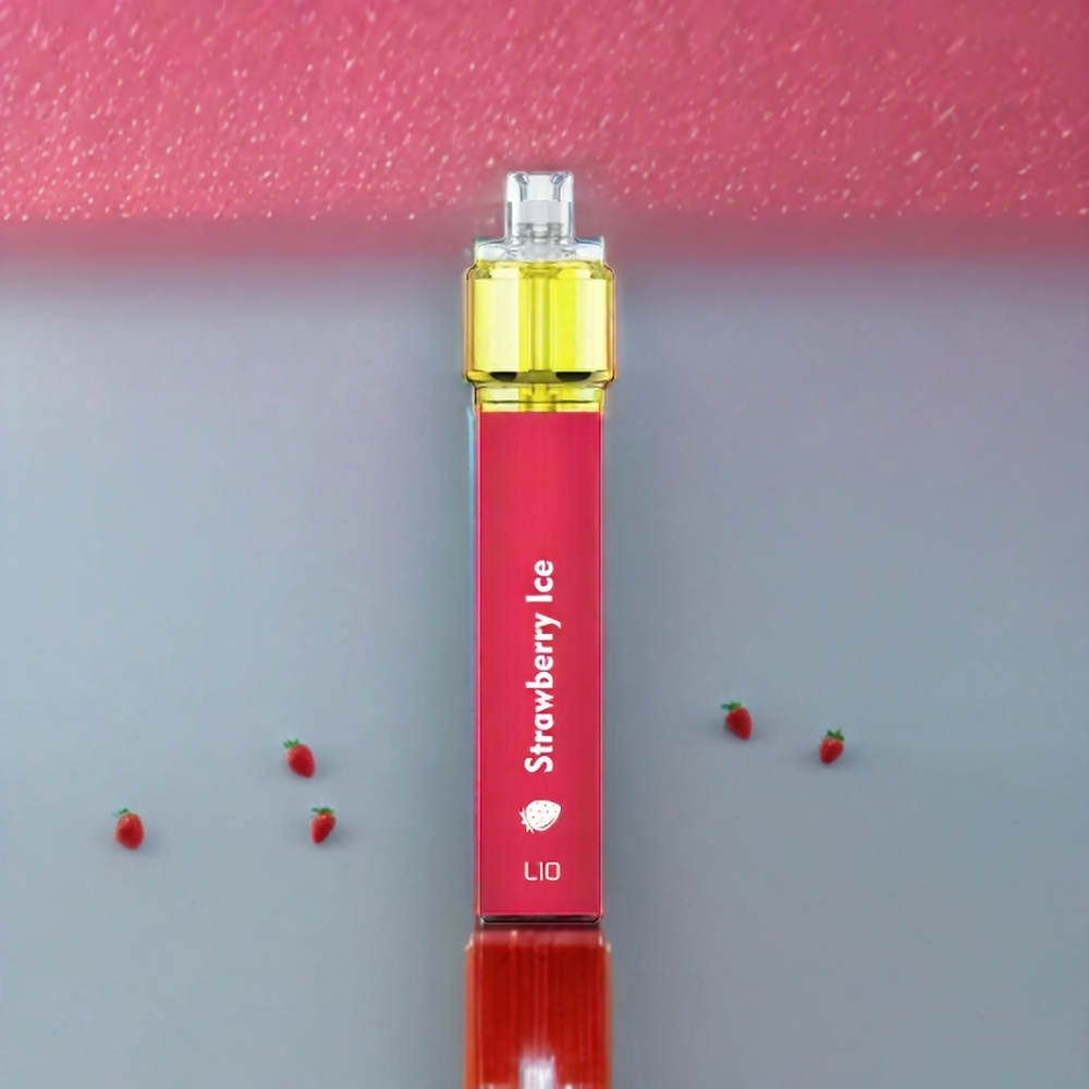 LIO Bee18 Max 2500 Pust Eftersmag Jordbær Is 6,5ml 5% 1300mAh Engros Danmark