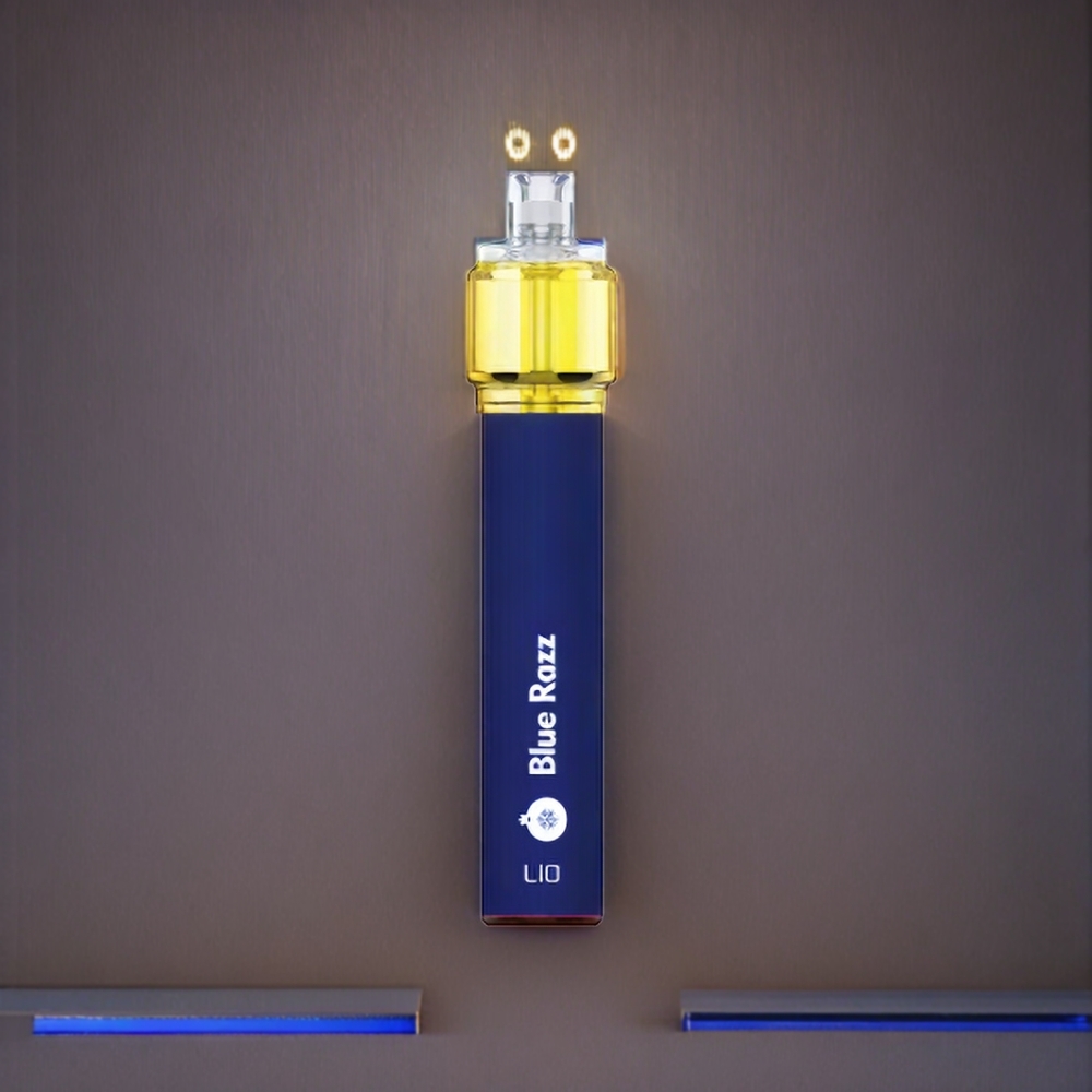 LIO Bee18 Max 2500 Pust Engangs Vape Blå Hindbær 1300mAh 6.5ml 5% Engros Danmark