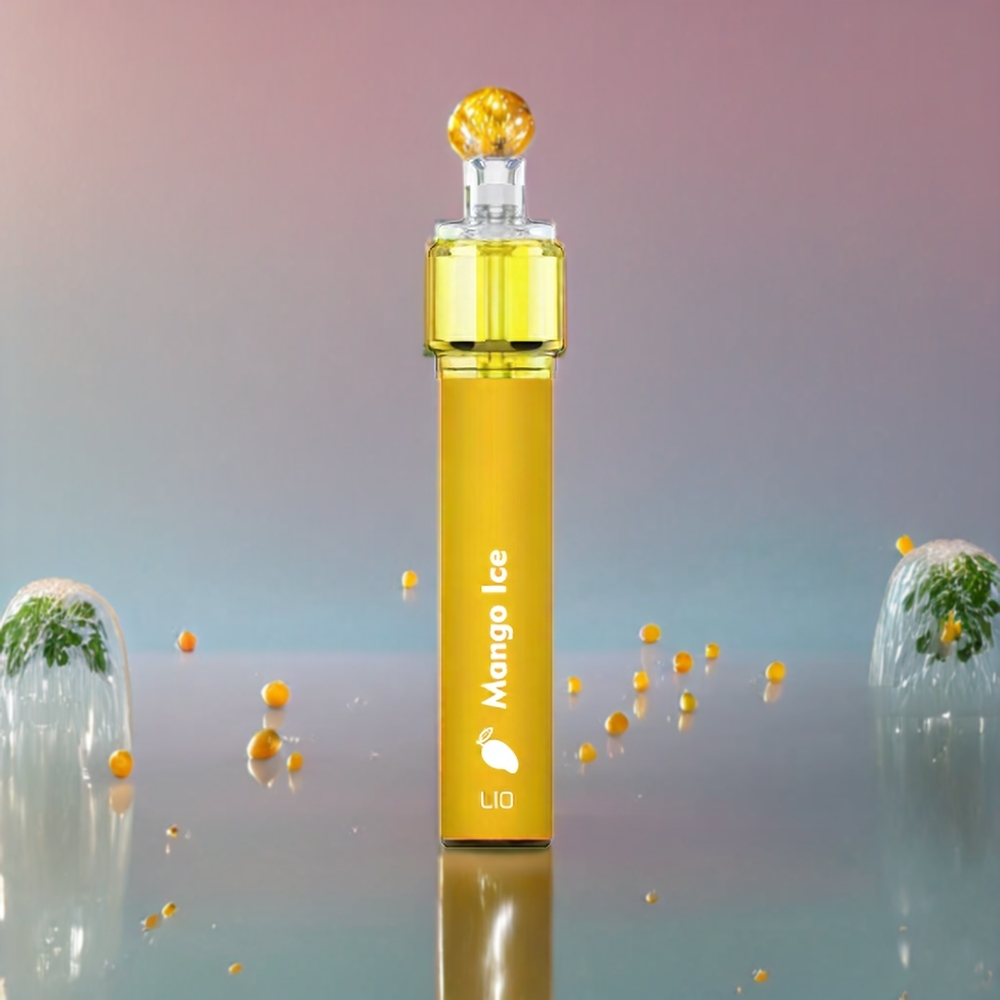 LIO Bee18 Max 2500 Pust Engangs Vape Mango Is 1300mAh 6.5ml 5% Engros Danmark