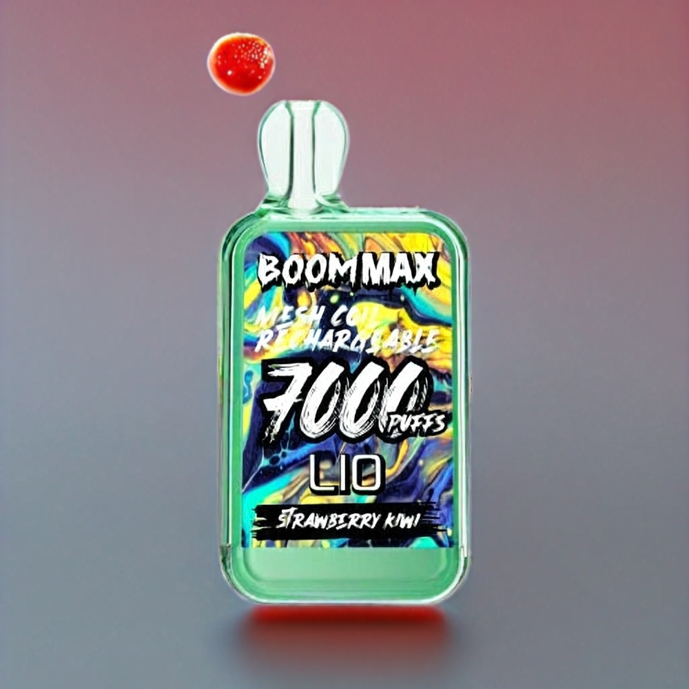 LIO BOOM MAX 7000 PUST Jordbær Kiwi 650mAh 15ml 50mg Engros Danmark