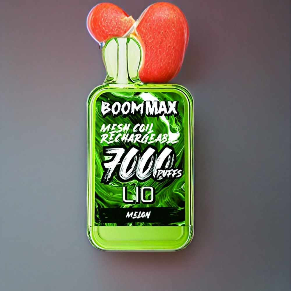 LIO BOOM MAX 7000 Pust Disposable Vape Melon 15ml 50mg 650mAh Type-C Engros Danmark