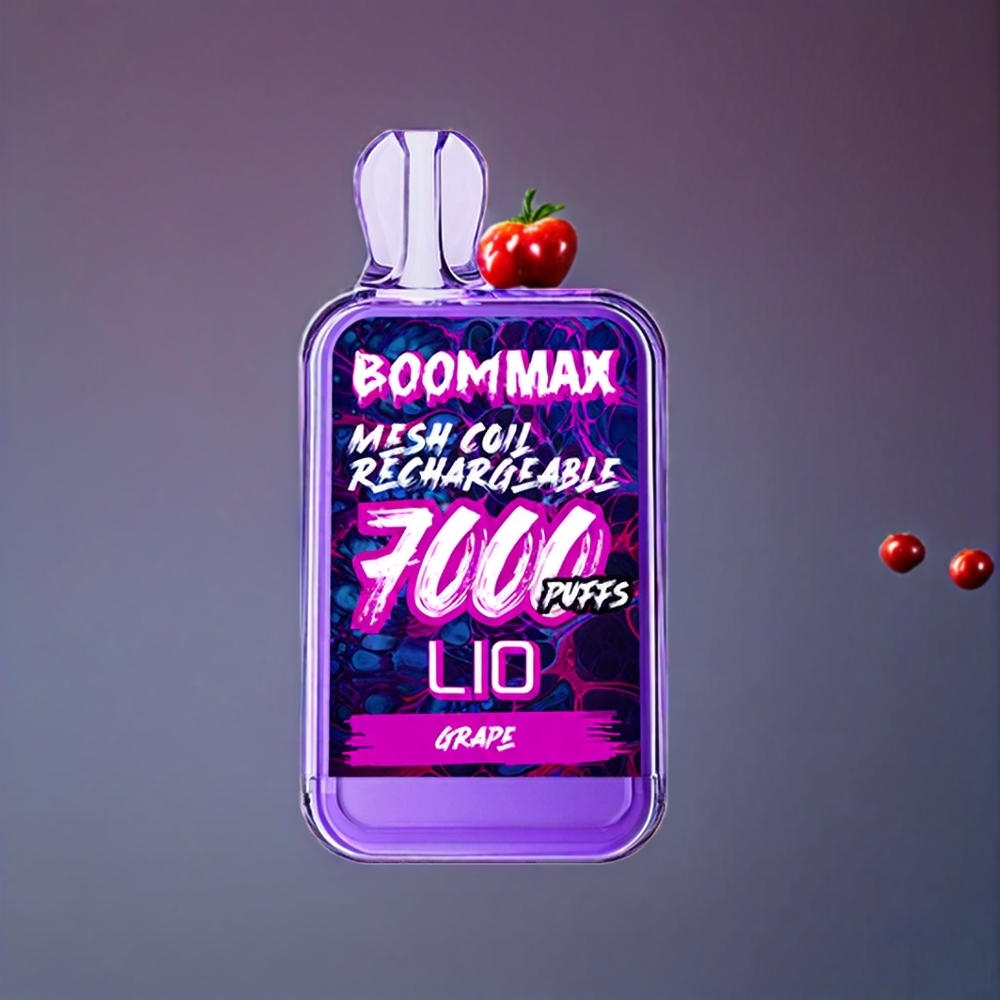 LIO BOOM MAX 7000 Pust Disposable Vape Vindrue 650mAh Type-C 15ml 50mg Engros Danmark
