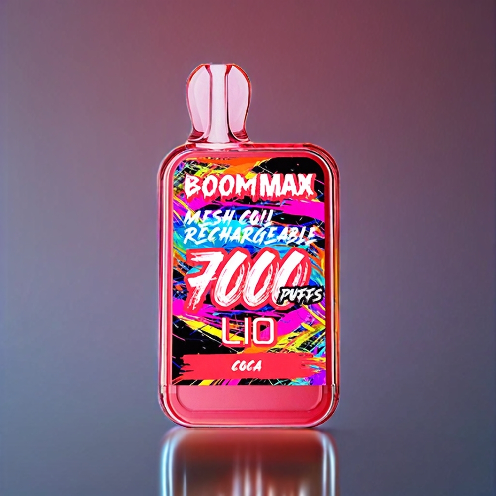 LIO BOOM MAX 7000 Pust Engangs Vape Coca 650mAh 15ml 50mg Engros Danmark
