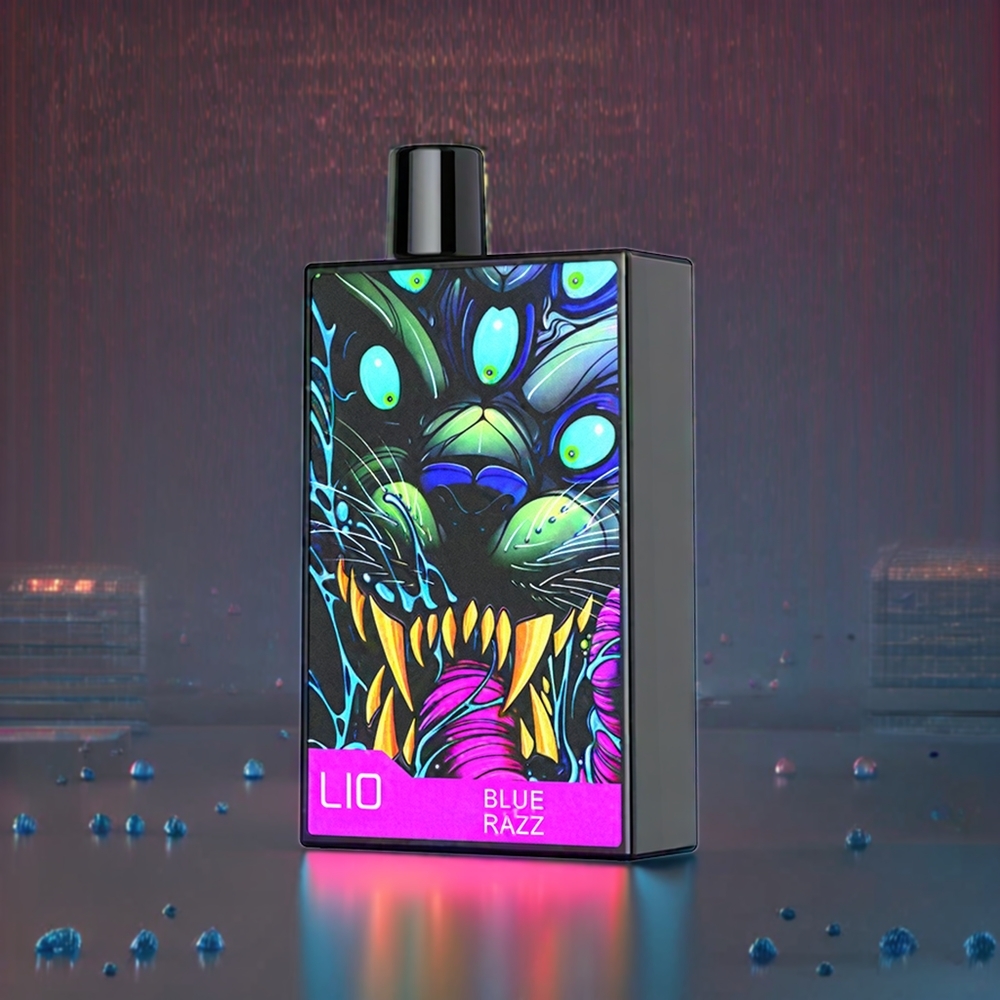 LIO CAPO 4500 Pust Blå Hindbær 12ml 50mg 600mAh Type-C Engros Danmark