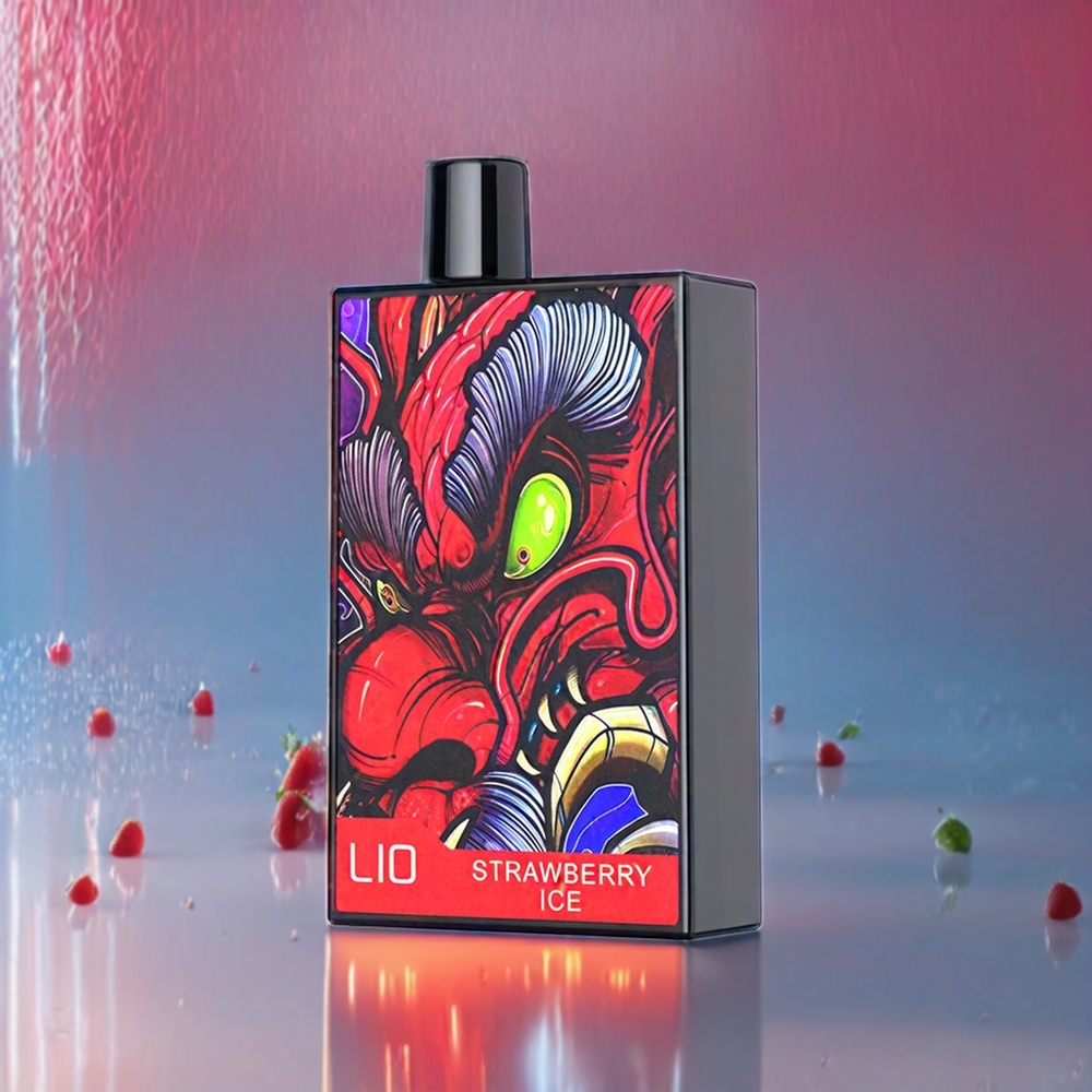LIO CAPO 4500 Pust Engangs Vape Jordbær Is 12ml 600mAh 50mg/30mg Engros Danmark