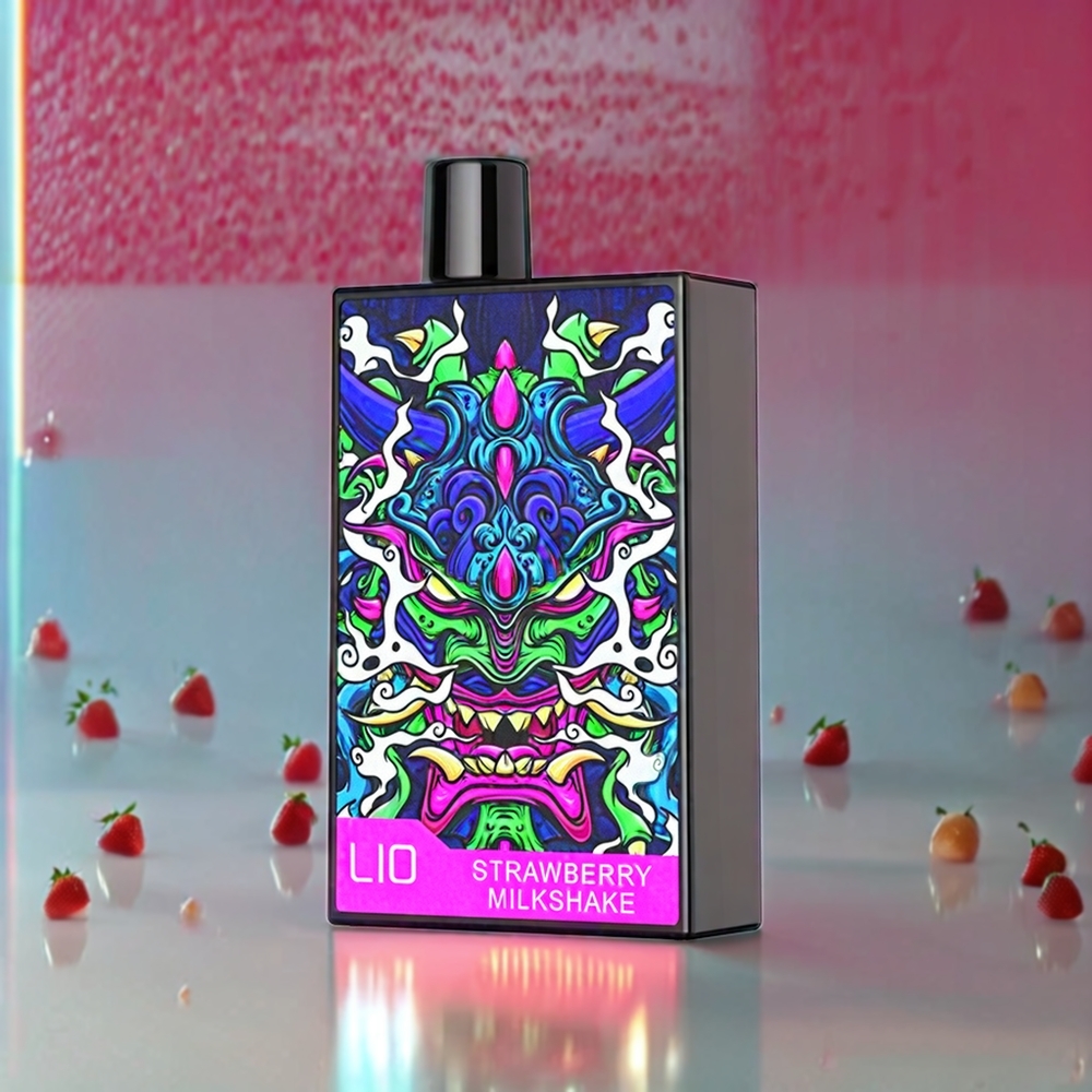 LIO CAPO 4500 Pust Engangs Vape Jordbær Milkshake 12ml 50mg 600mAh Type-C Engros Danmark