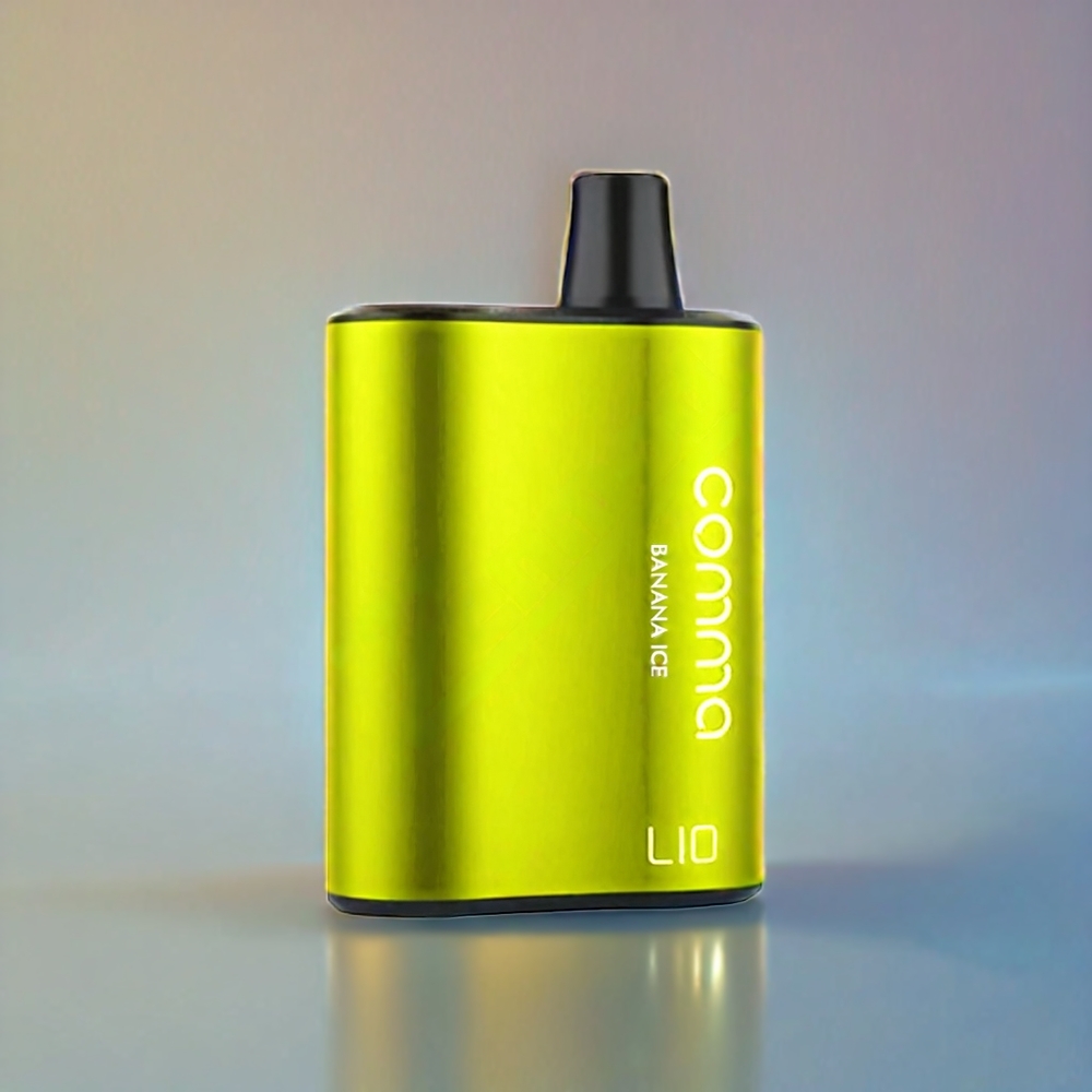 LIO COMMA 5000 Pust Disposable Vape Bananis Is 900mAh 15ml Engros Danmark