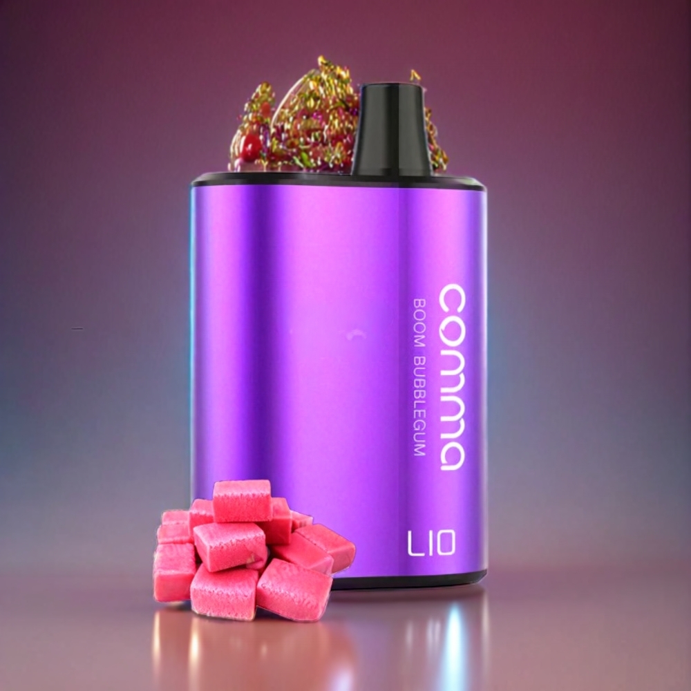 LIO COMMA 5000 Pust Engangs Vape Bøllegummi 900mAh 15ml Engros Danmark