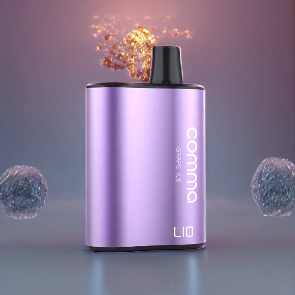 LIO COMMA 5000 Pust Engangs Vape Druet Is 15 ml 50 mg Type-C Engros Danmark