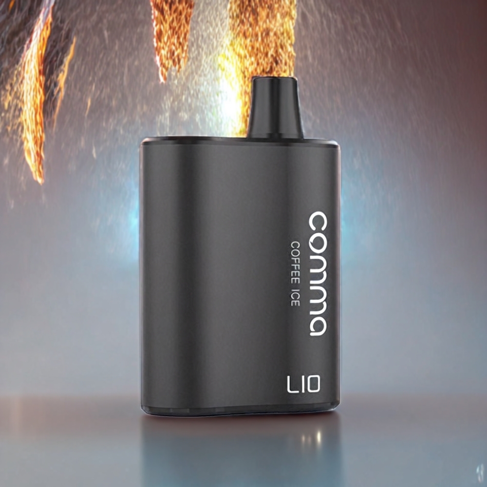 LIO COMMA 5000 Pust Engangs Vape Kaffe Is 900mAh 15ml Type-C Engros Danmark