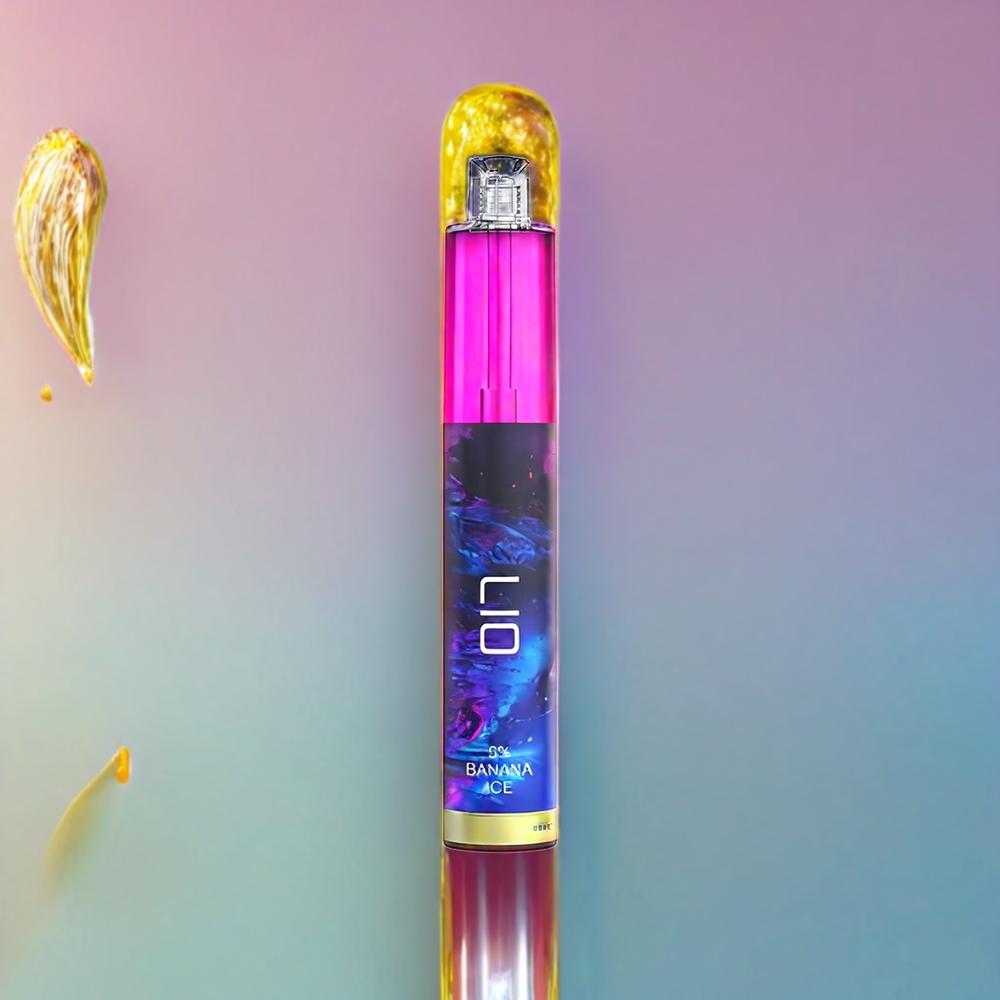 LIO Max 3000 Puffs Engangs Vape Bananis Is 10mL 1000mAh 18W Mesh 0.60 Ohm Engros Danmark