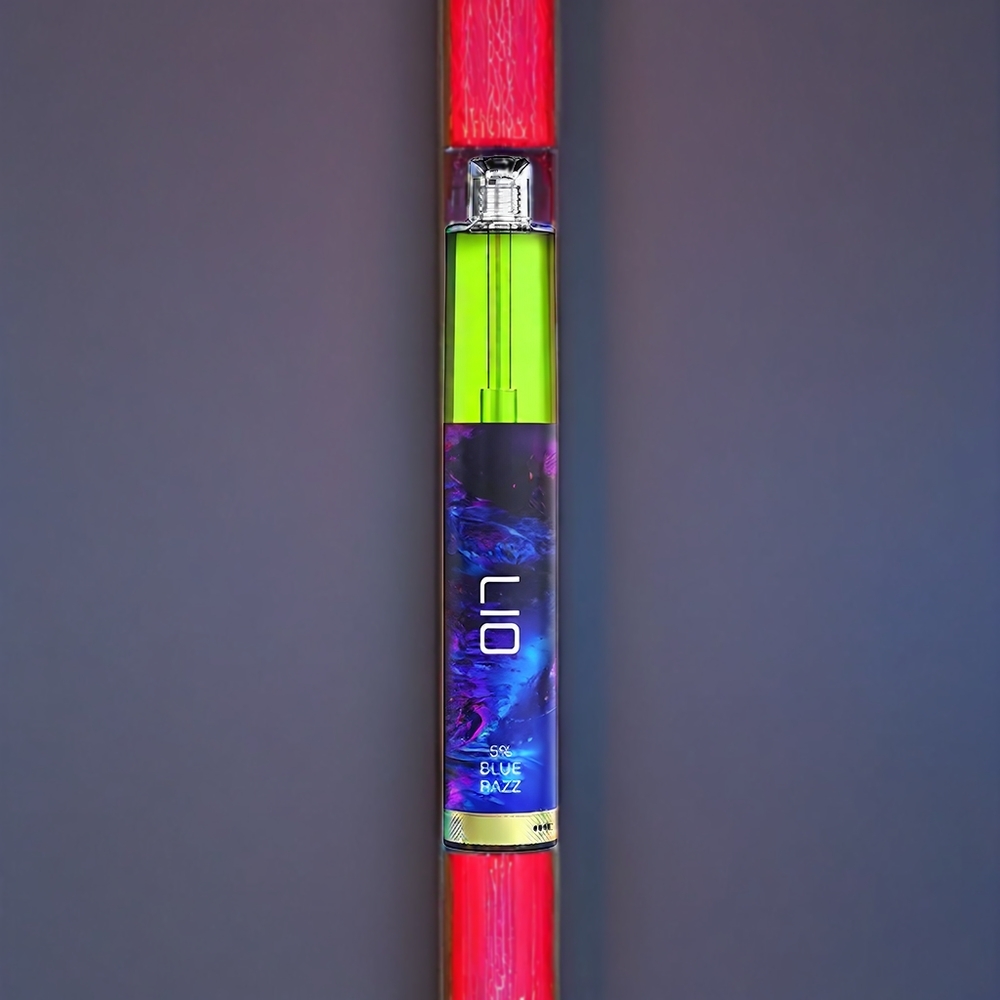 LIO Max 3000 Puffs Mesh Blå Hindbær 10mL 1000mAh 18W Engros Danmark