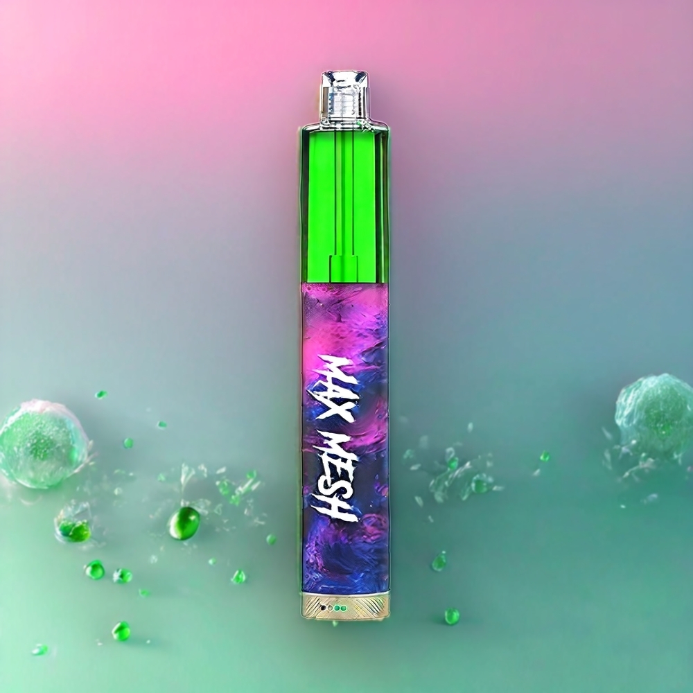 LIO Max 3000 Puffs Mesh Grønæble Menthol Is 10 mL 1000mAh 50mg/30mg/3mg Engros Danmark