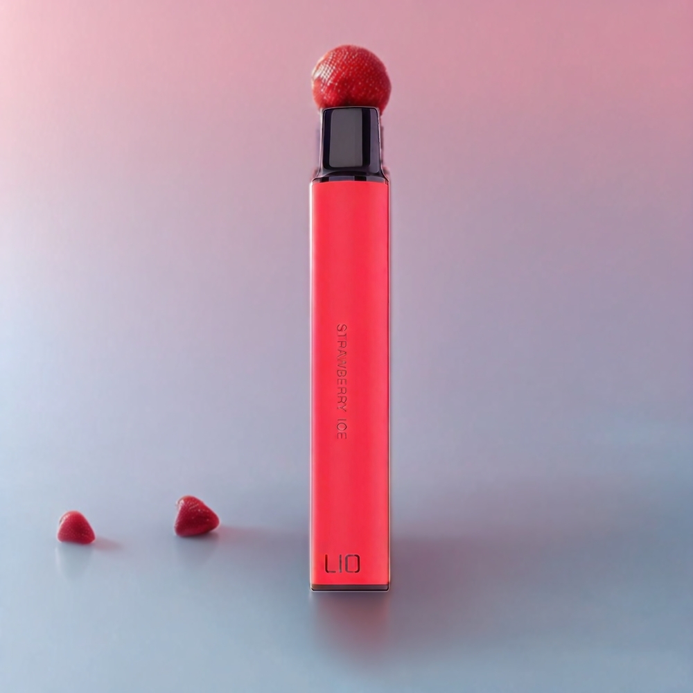 LIO Mini 600 Pust Jordbær Is 400mAh 2ml 20mg Engros Danmark