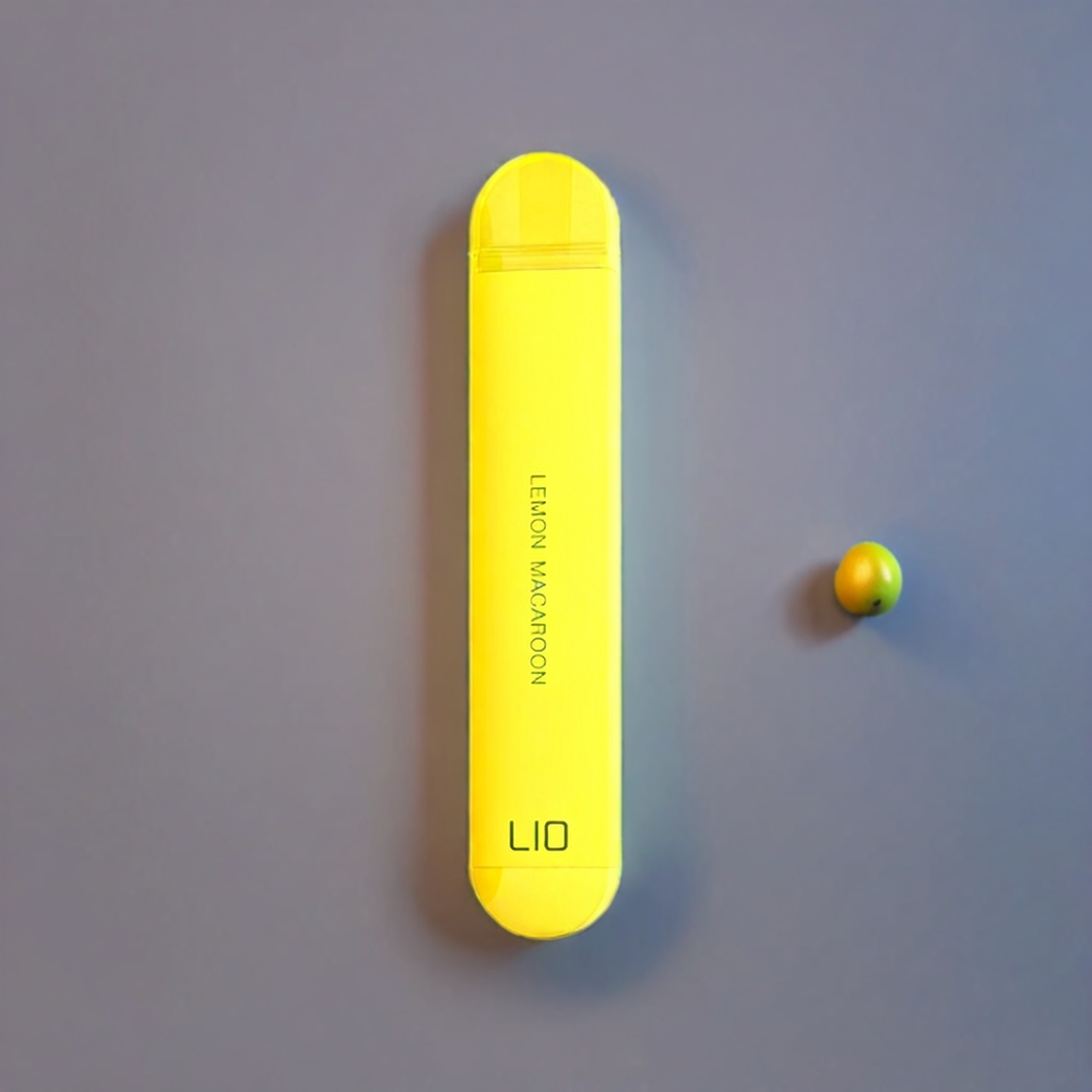 LIO NANO X 600 Pust Disposable Vape Citron Macaron 500mAh 2ML 20mg Engros Danmark