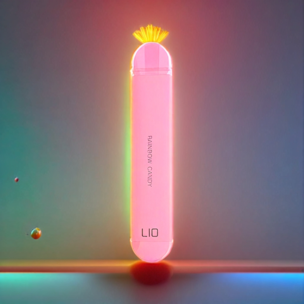 LIO NANO X 600 Pust Engangsdamper Regnbue Slik 500mAh 2ML 20mg Engros Danmark