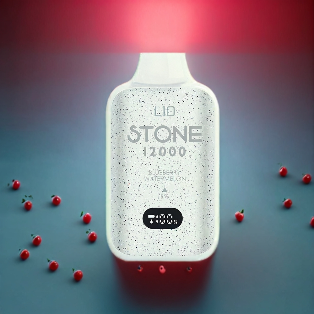 LIO Stone 12000 Puffs Engangs Vape Blåbær Vandmelon 18ML 550mAh Type-C Engros Danmark